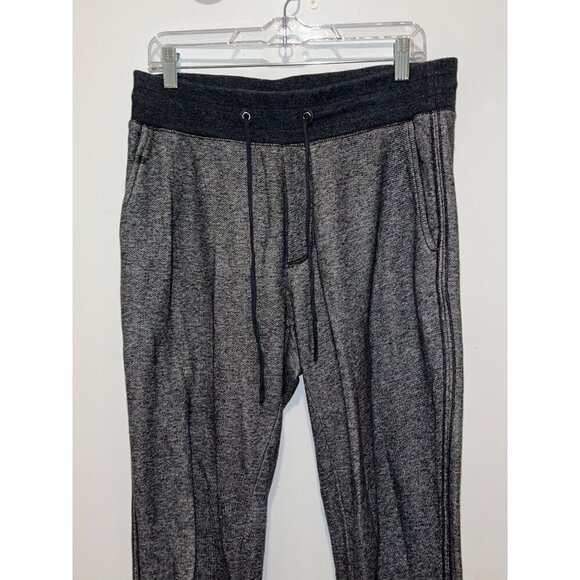 Vince Mens Gray Heather Jogger Pants M Elastic Drawstrin - Picture 6 of 11